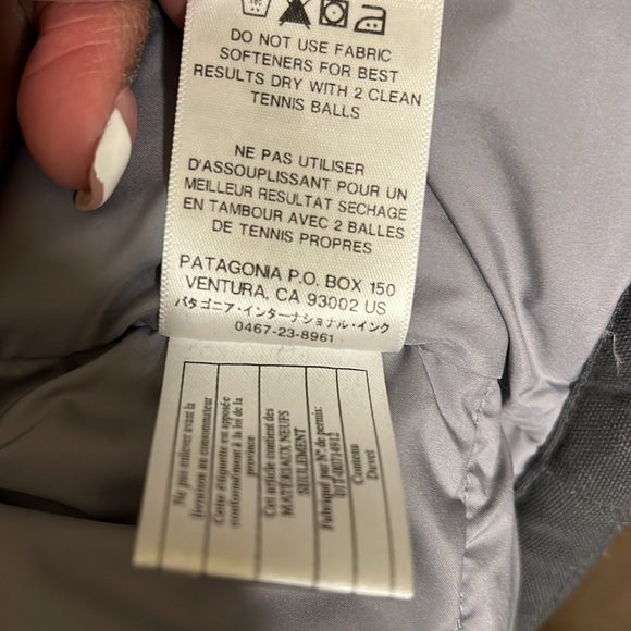 Patagonia Mens Bivy Down Puffer Vest Black and Gray size XL - Picture 9 of 10